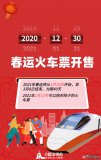 2021年春运火车票30日开